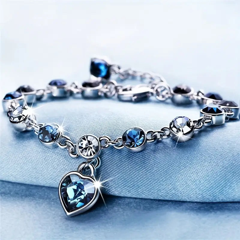 Ocen Heart Glow Bracelet | White Gold