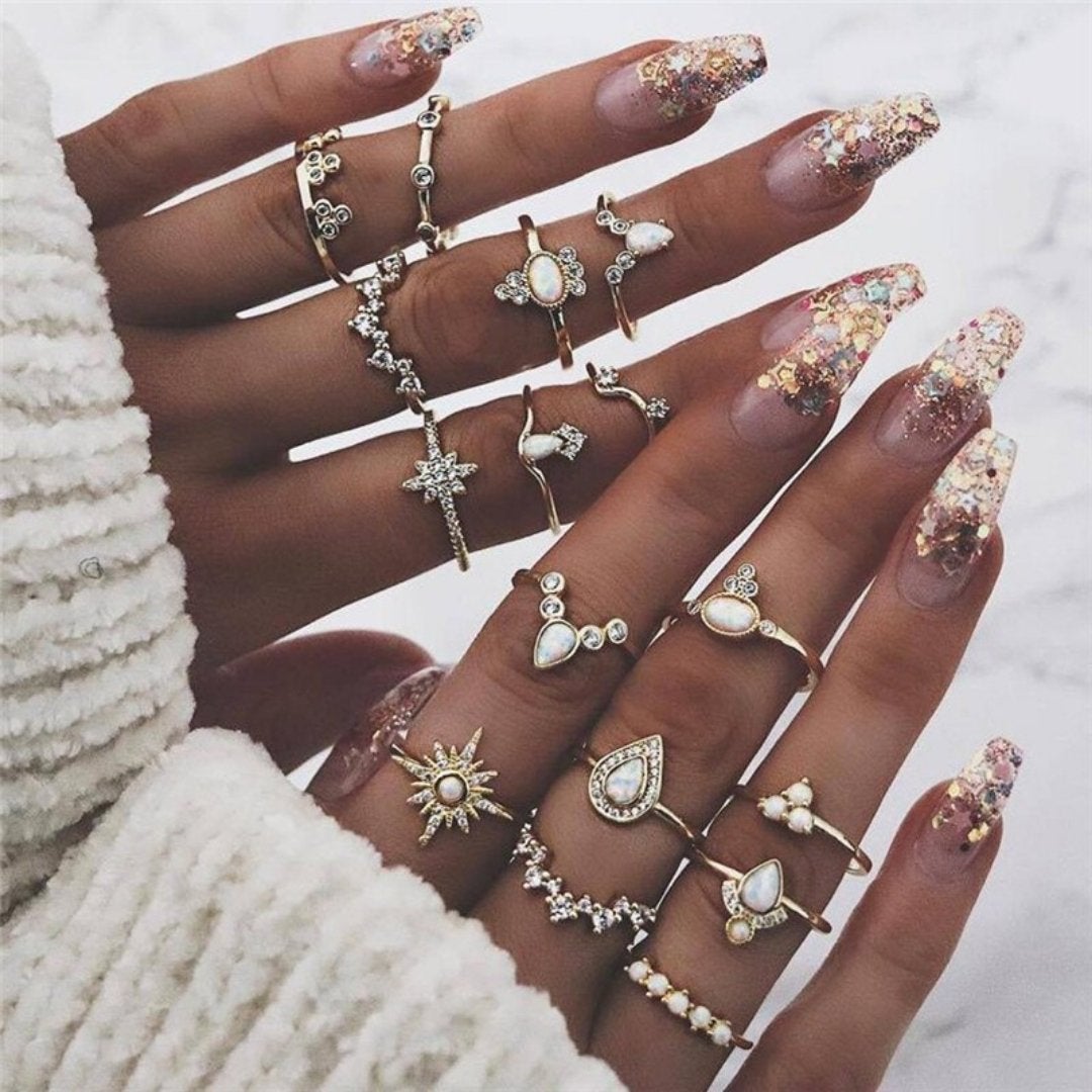 Unike Premium Pack of 8 to 12 Rings
