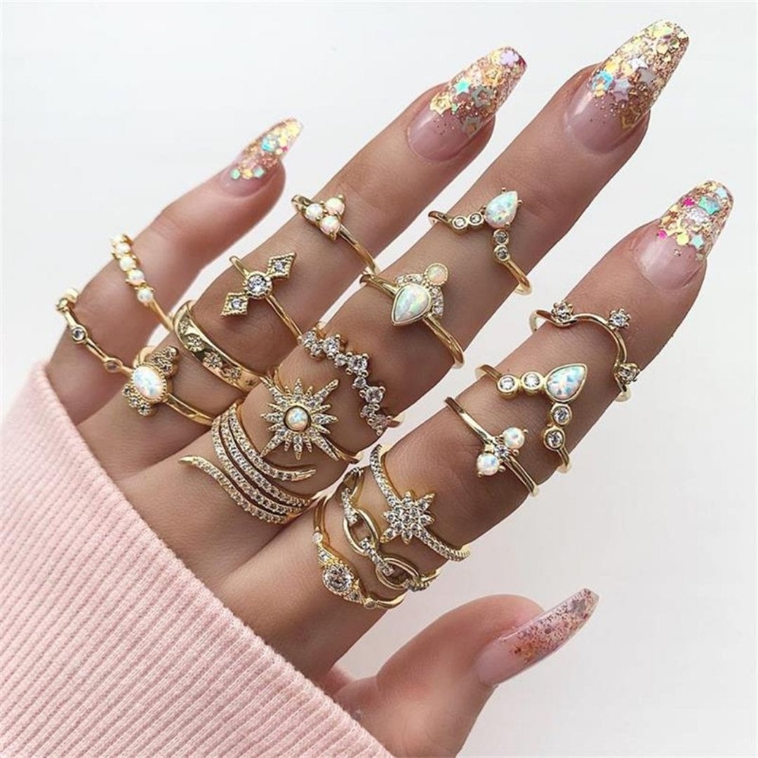 Unike Premium Pack of 8 to 12 Rings