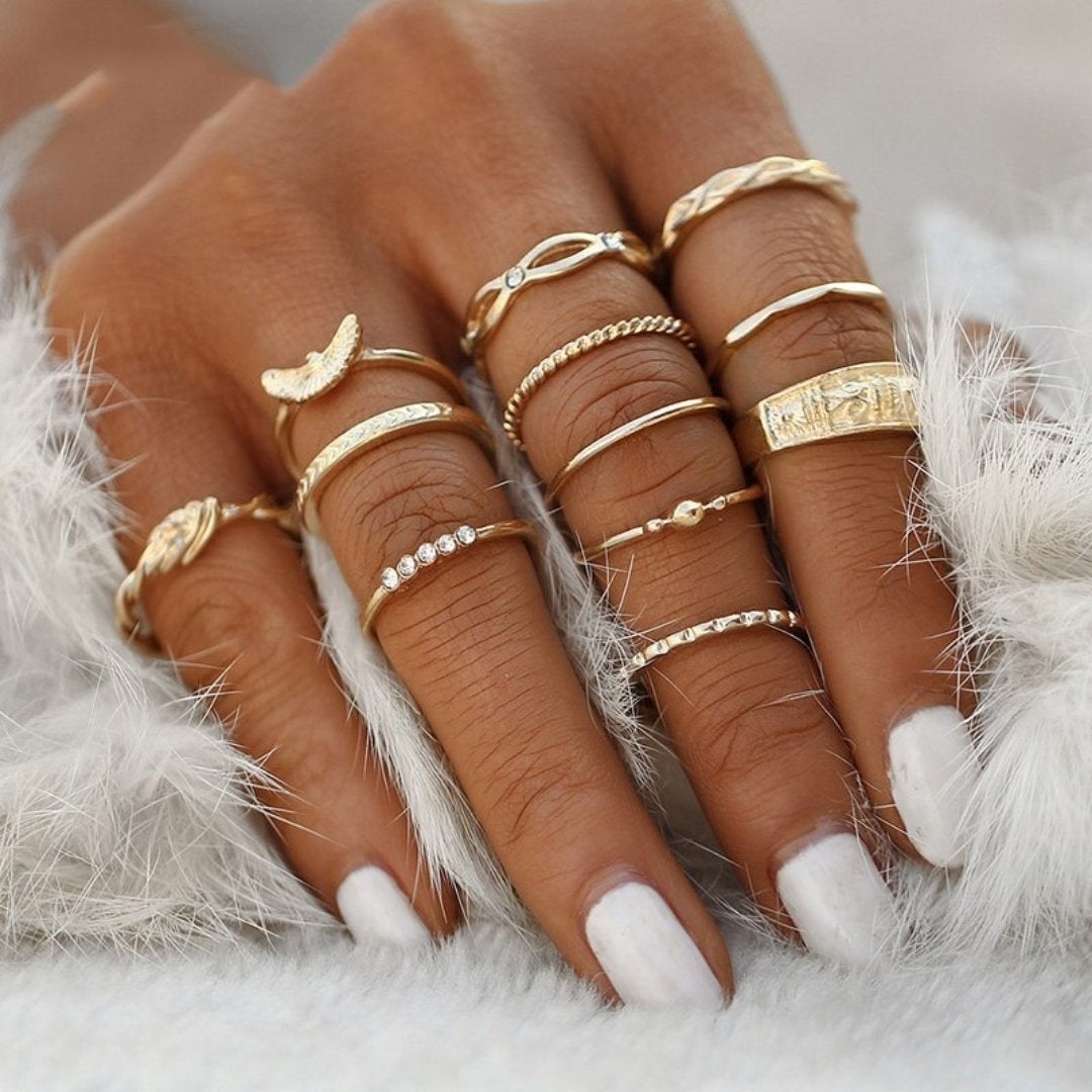 Exclusive Set of 8 to 12 Premium Rings