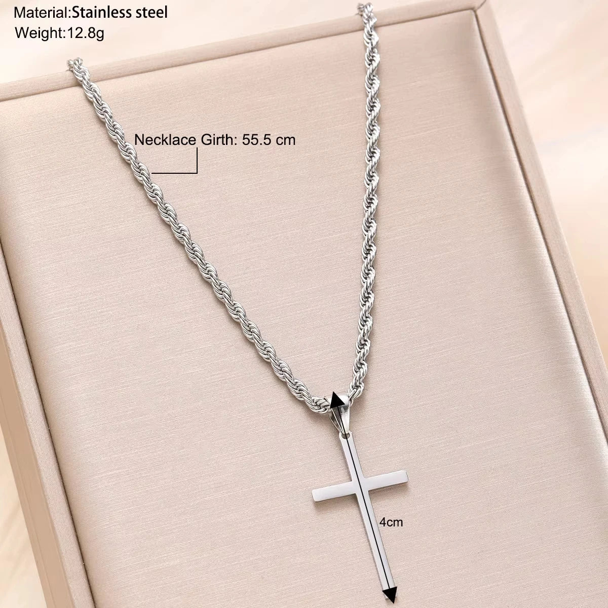 Simple Gold Cross Necklace