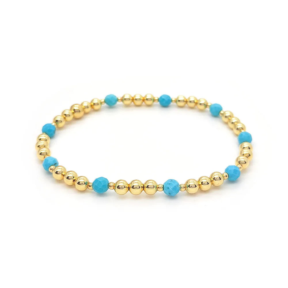 Vintage Turquoise Bead Bracelet