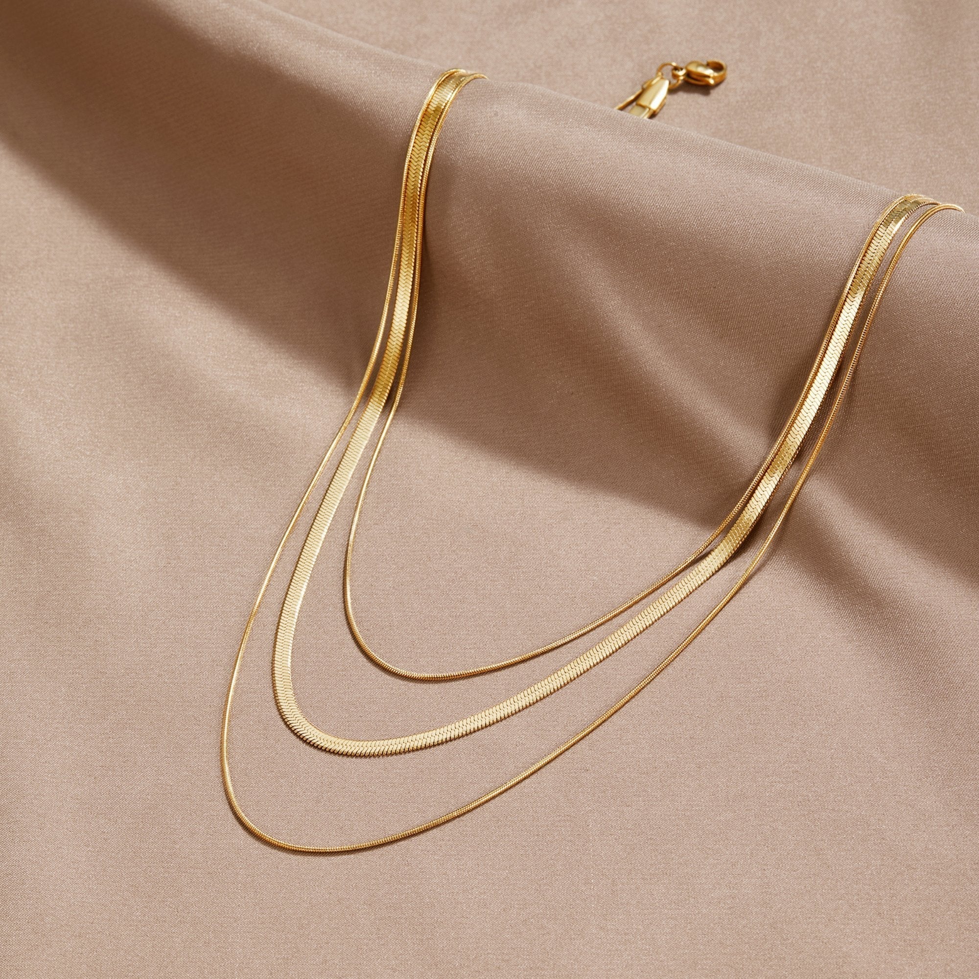 Muli-Layered Gold Necklace