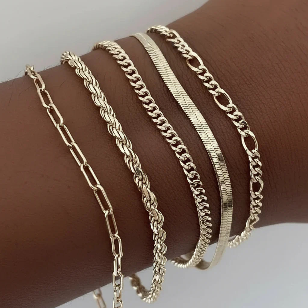 Ellis Renner Bracelet Set | Gold