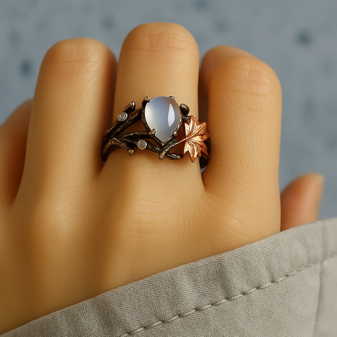 Moonstone Ring of Nature