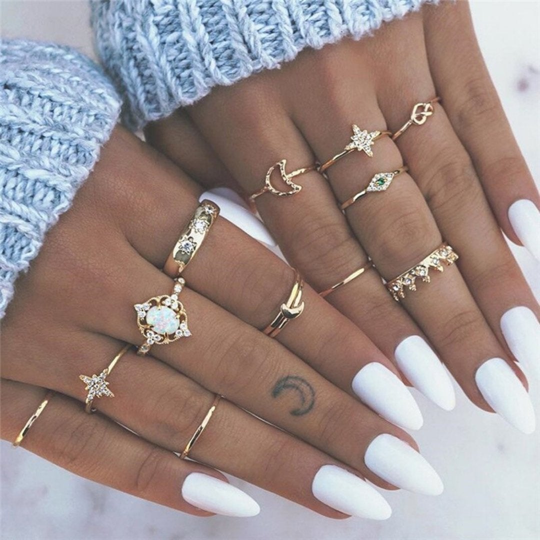 Exclusive Set of 8 to 12 Premium Rings