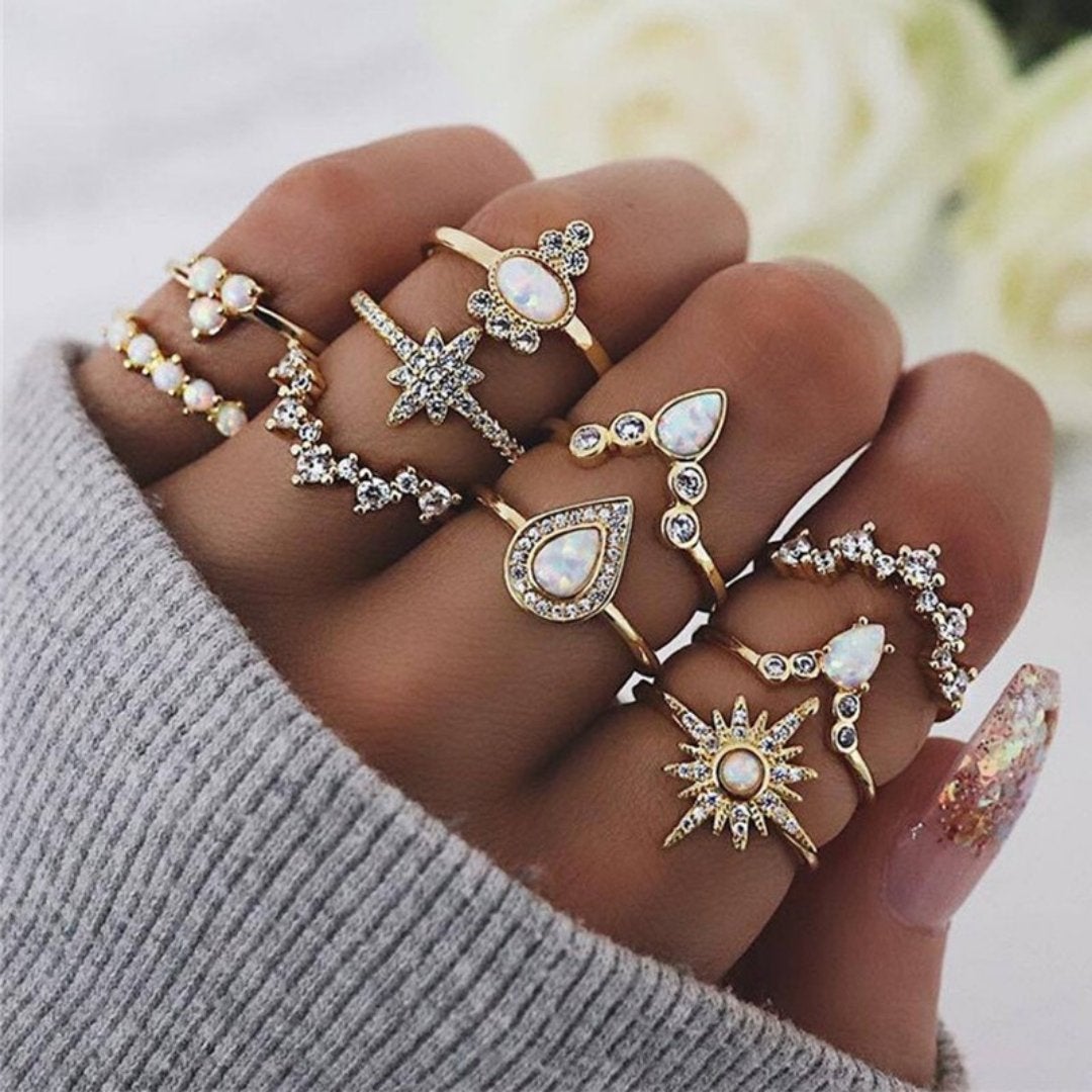 Unike Premium Pack of 8 to 12 Rings