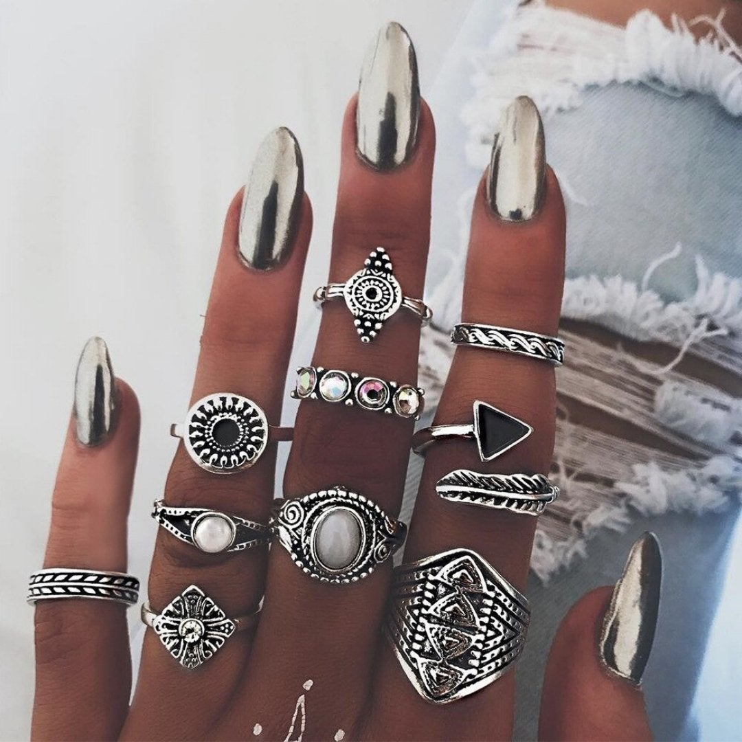 Unike Premium Pack of 8 to 12 Rings