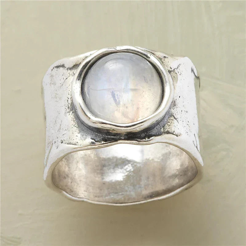 Moonstun Boho Ring
