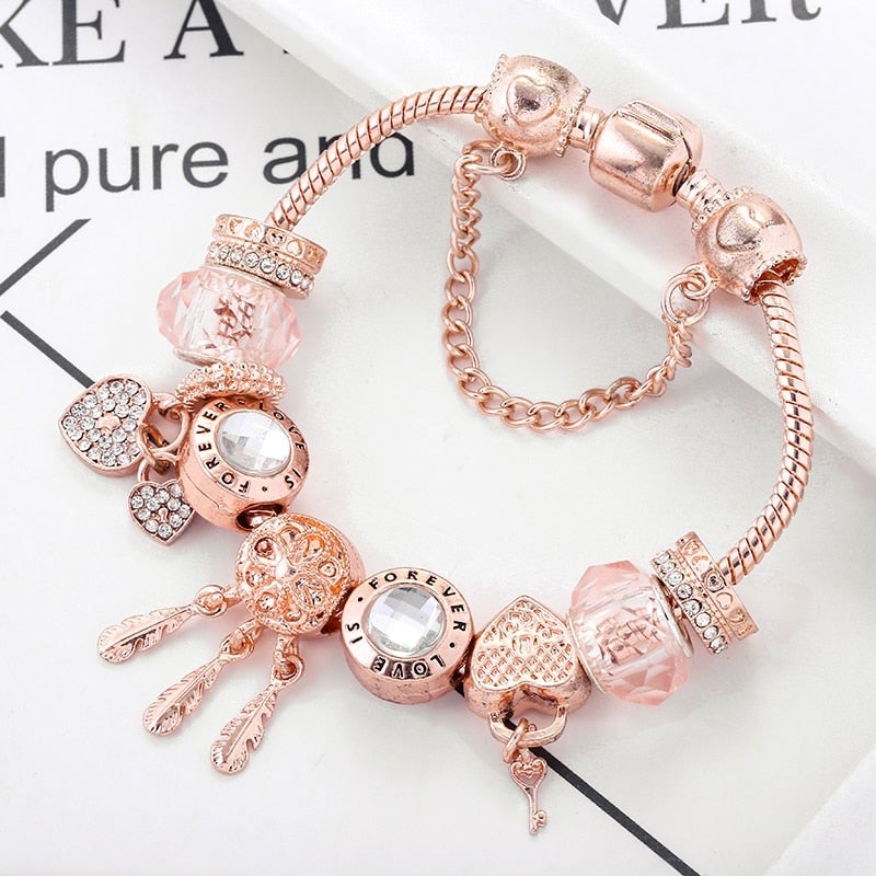 Roes Dreamcatcher Bracelet with Charms Included in Sterling Silver