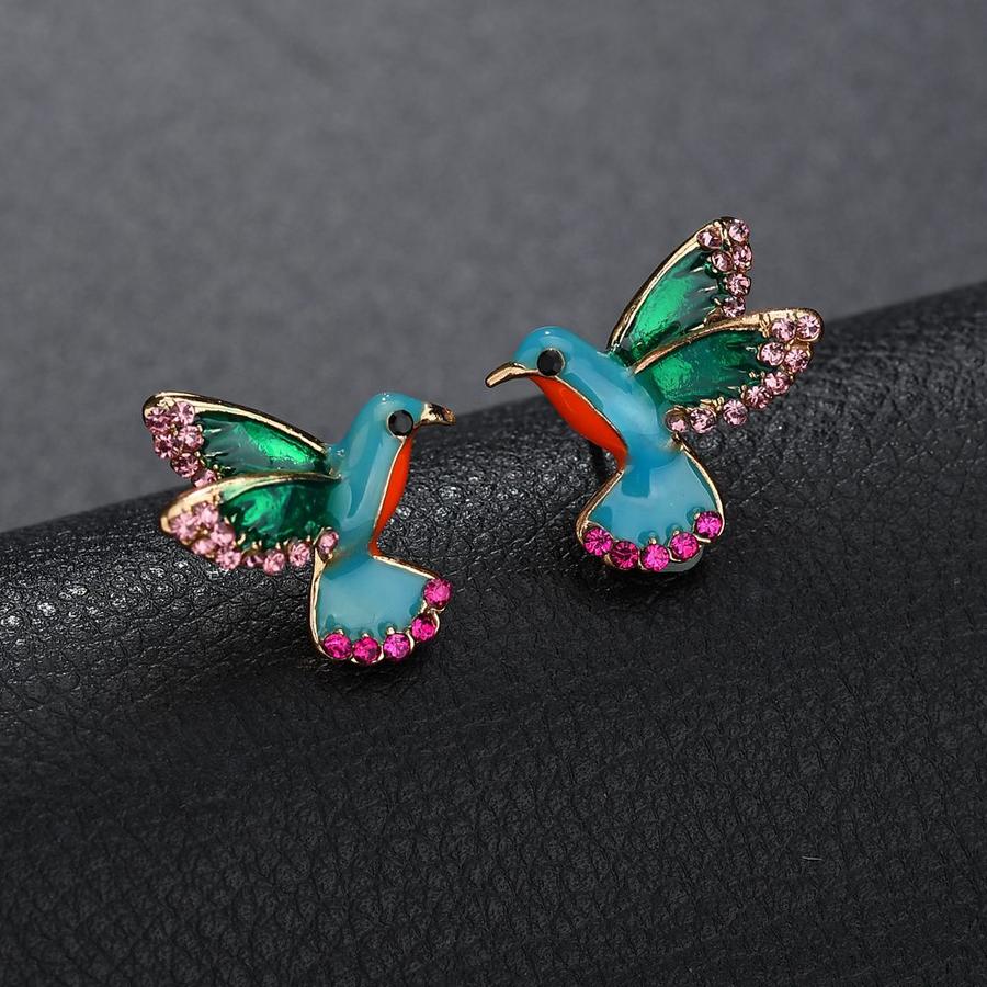 Hummingbird Crystal Earrings