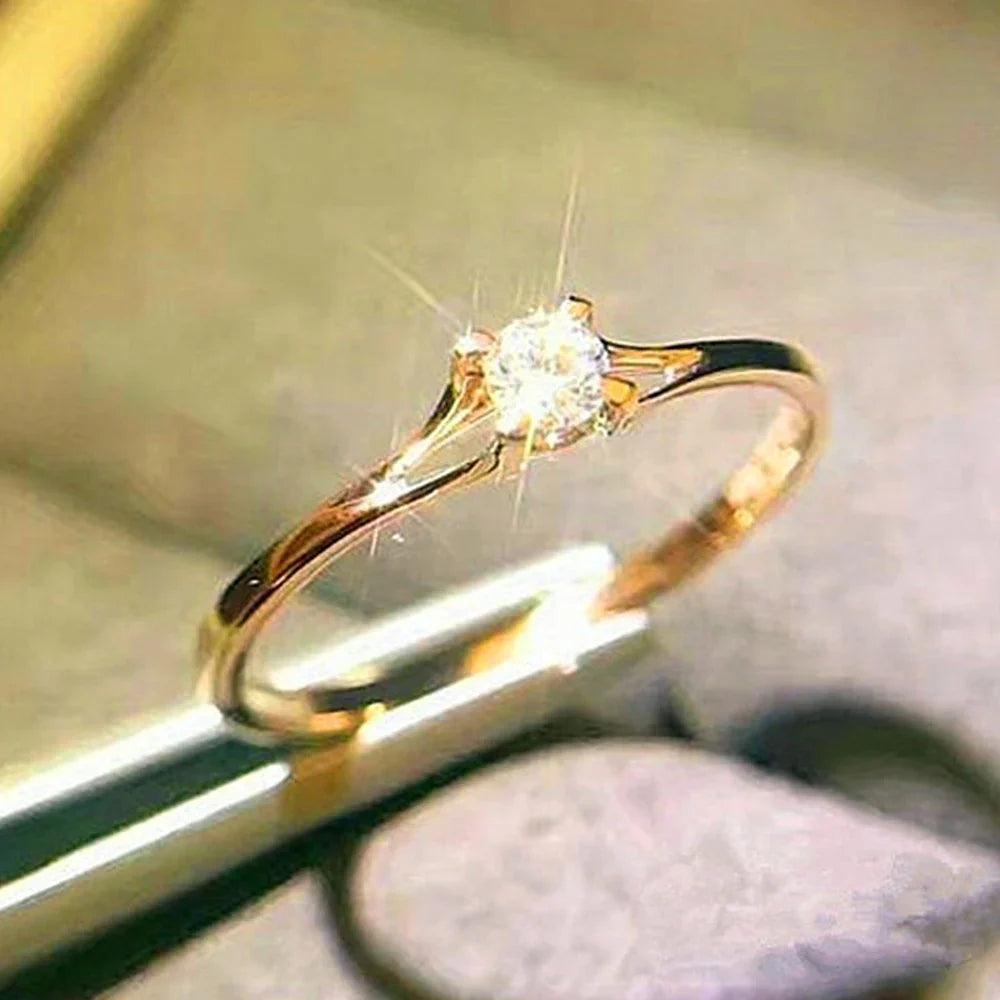 Minimalist Zirconia Ring