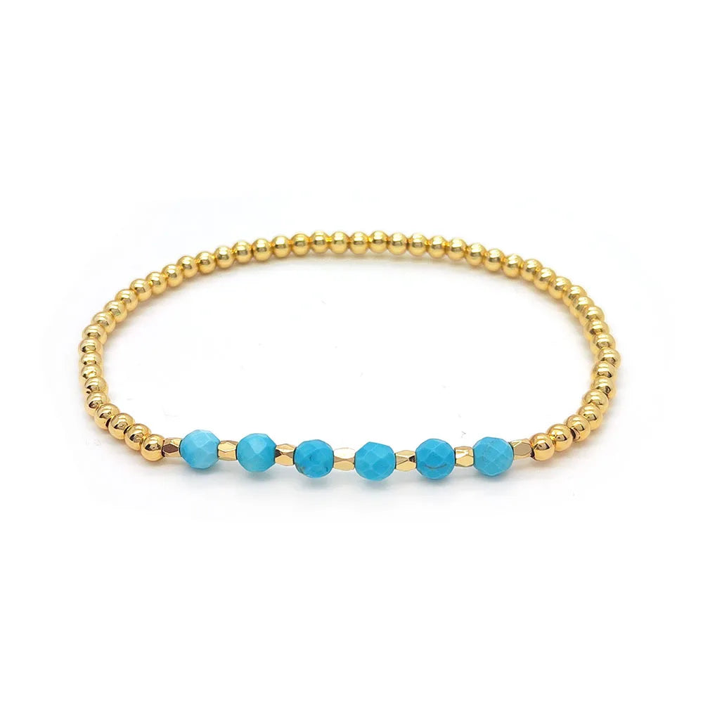 Vintage Turquoise Bead Bracelet