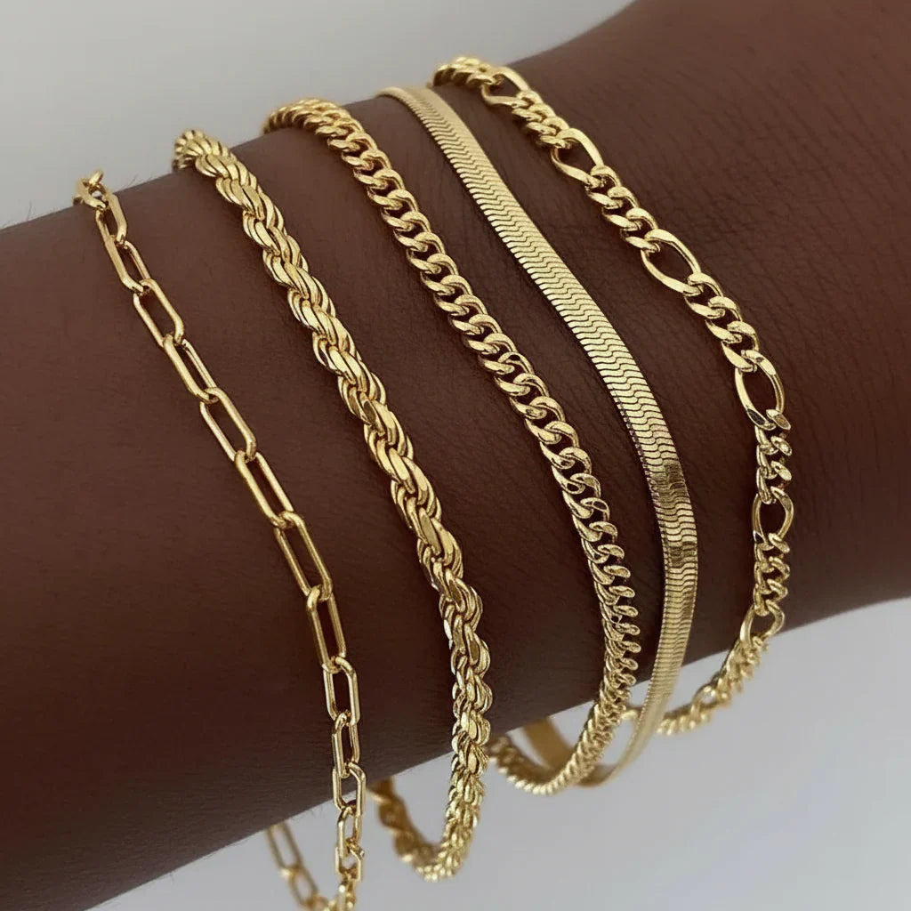 Ellis Renner Bracelet Set | Gold