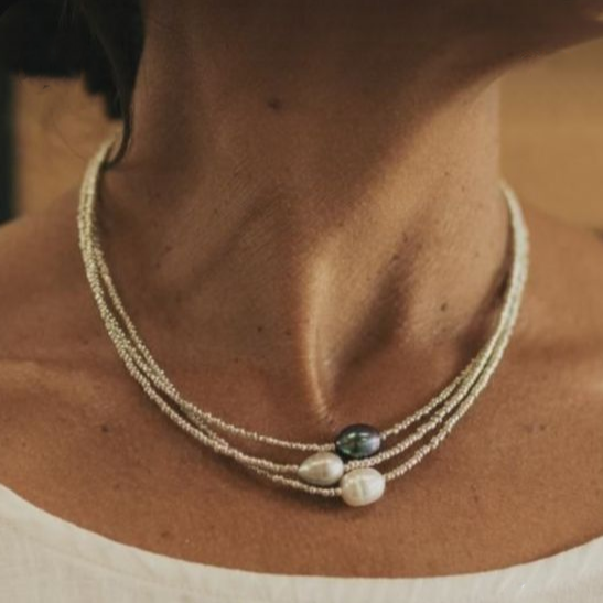 Vintige Fresh Water Pearl Necklace