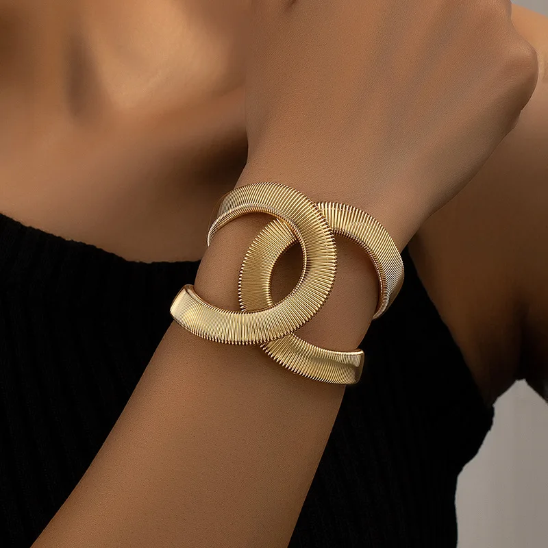 Elegent Dual Golden Bracelet