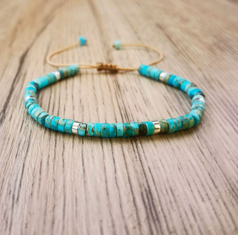 Timeless Delicate Bracelet Turquoise Beads